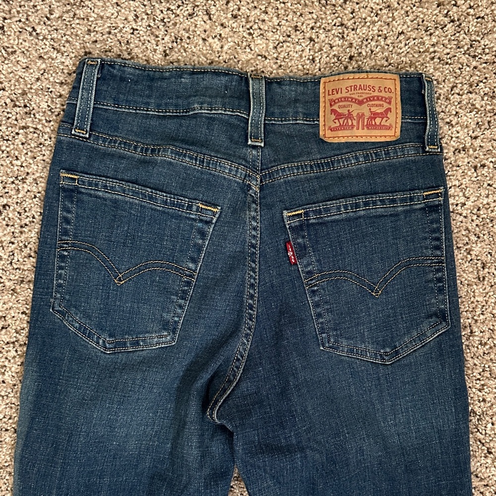 Levi's Blue High Rise Boot Cut Jeans - Picture 5 of 7